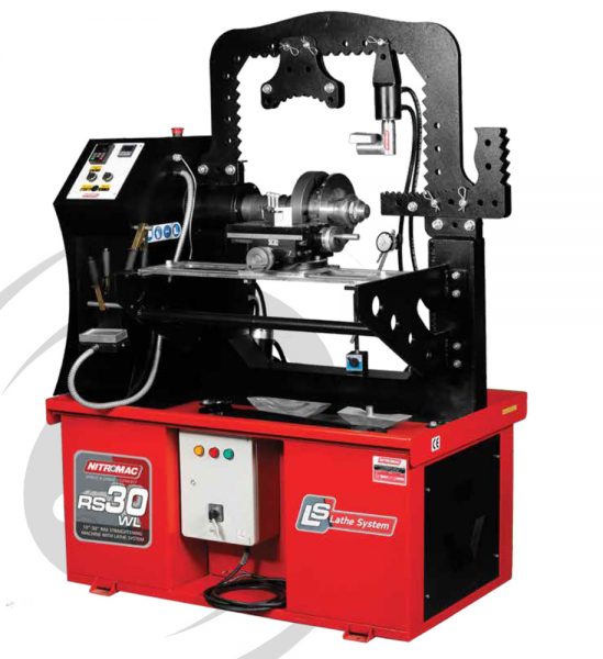 F24WL HYDRAULIC RIM STRAIGHTENING MACHINE WITH LATHE Nitromac